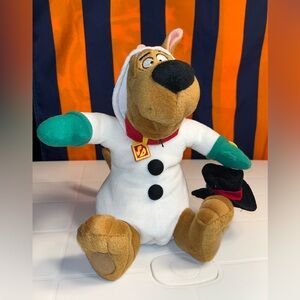 Animated Scooby Doo Stuffed Animal Plush Play Christmas songs 9” Cartoon Network